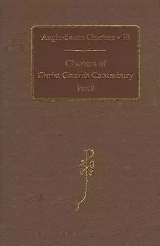 Charters of Christ Church Canterbury cover