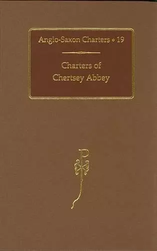 Charters of Chertsey Abbey cover