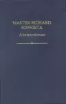 Master Richard Sophista: Abstractiones cover