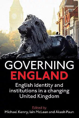 Governing England cover