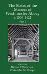 The States of the Manors of Westminster Abbey c.1300 to 1422 Part 1 cover