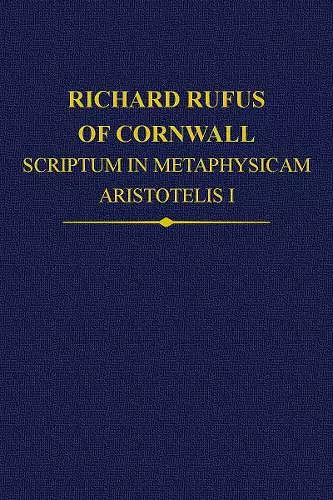 Richard Rufus of Cornwall cover