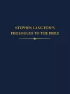 Stephen Langton's Prologues to the Bible cover