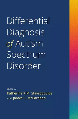 Differential Diagnosis of Autism Spectrum Disorder cover