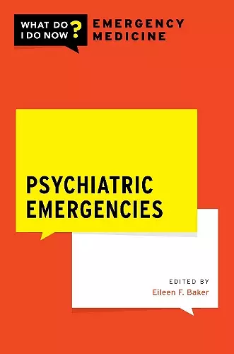 Psychiatric Emergencies cover