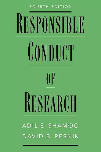 Responsible Conduct of Research cover