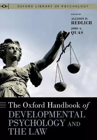 The Oxford Handbook of Developmental Psychology and the Law cover
