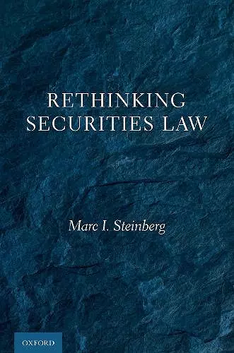 Rethinking Securities Law cover