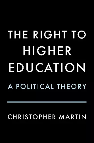 The Right to Higher Education cover