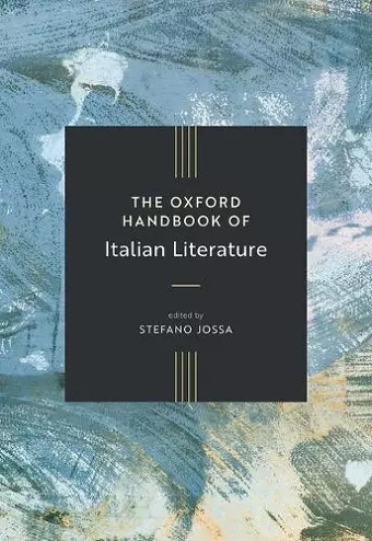 The Oxford Handbook of Italian Literature cover