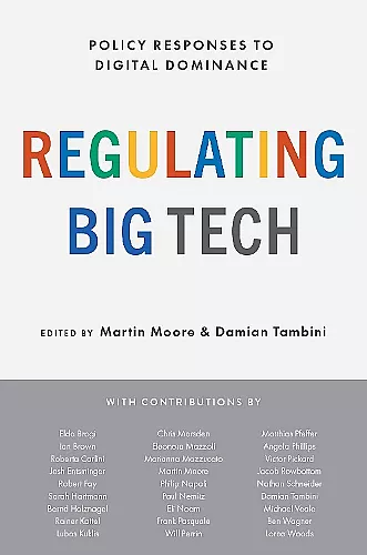 Regulating Big Tech cover