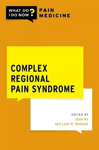 Complex Regional Pain Syndrome cover