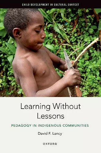 Learning Without Lessons cover