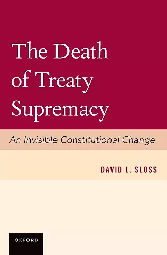 The Death of Treaty Supremacy cover