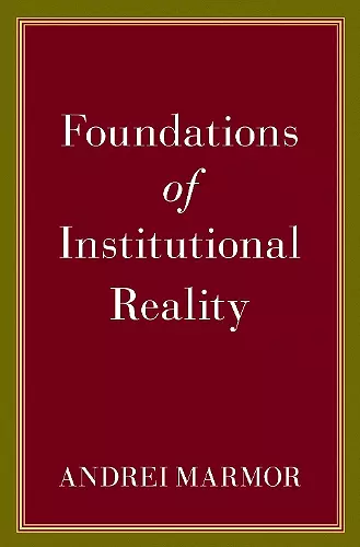 Foundations of Institutional Reality cover