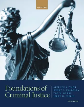 Foundations of Criminal Justice cover