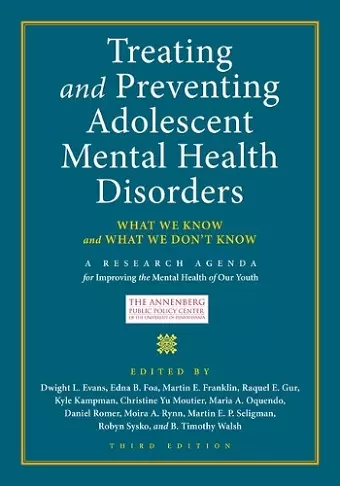 Treating and Preventing Adolescent Mental Health Disorders cover