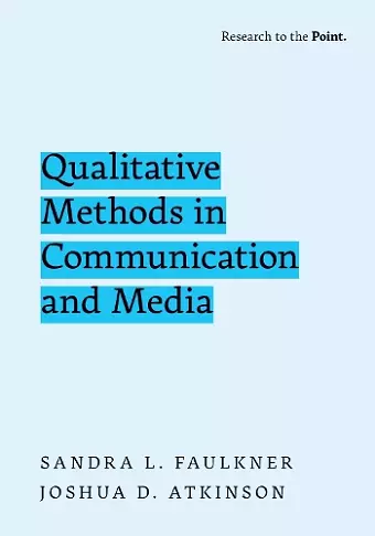 Qualitative Methods in Communication and Media cover