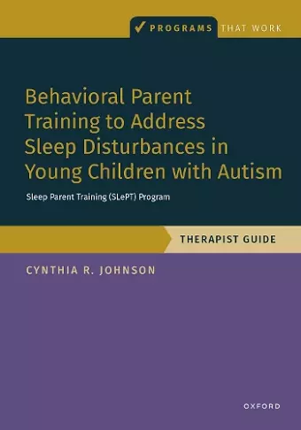 Behavioral Parent Training to Address Sleep Disturbances in Young Children with ASD cover