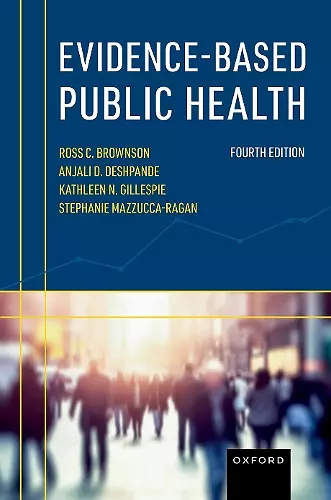 Evidence-Based Public Health cover