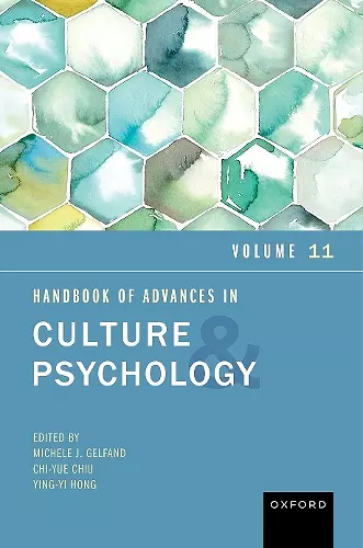 Handbook of Advances in Culture and Psychology cover