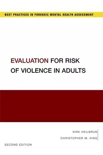 Evaluation for Risk of Violence in Adults cover