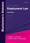 Blackstone's Statutes on Employment Law cover