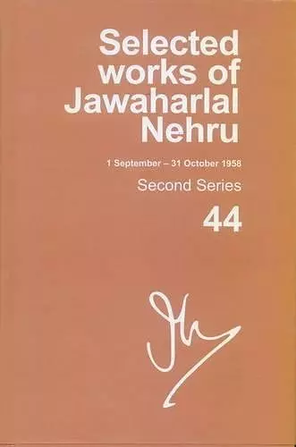 Selected Works of Jawaharlal Nehru (1 January - 31 March 1958) cover