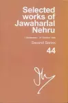 Selected Works of Jawaharlal Nehru (1 January - 31 March 1958) cover