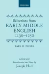 Selections from Early Middle English 1130-1250 cover