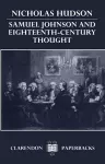 Samuel Johnson and Eighteenth-Century Thought cover