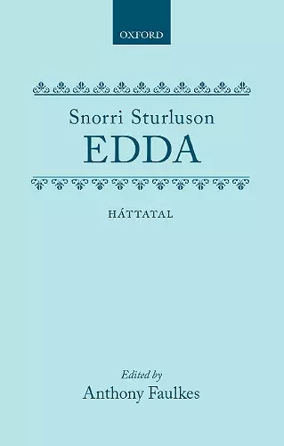 Edda Hattatal Snorri Sturluson cover