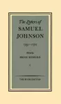 The Letters of Samuel Johnson: Volume I: 1731-1772 cover