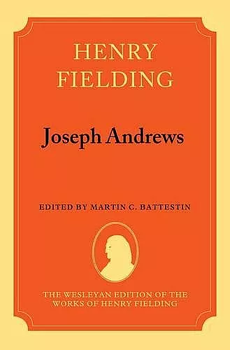 Henry Fielding: Joseph Andrews cover