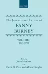 The Journals and Letters of Fanny Burney (Madame d'Arblay): Volume I: 1791-1792 cover