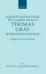 The Complete Poems of Thomas Gray cover