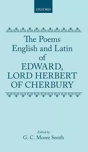 The Poems of Edward, Lord Herbert of Cherbury cover