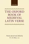 The Oxford Book of Medieval Latin Verse cover