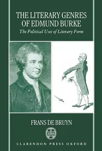 The Literary Genres of Edmund Burke cover