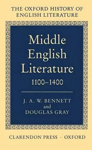 Middle English Literature 1100-1400 cover