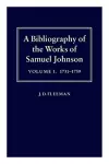 A Bibliography of the Works of Samuel Johnson: Volume I: 1731-1759 cover
