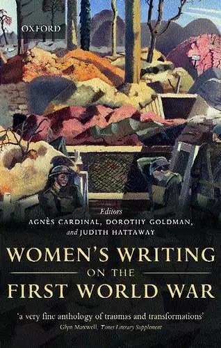 Women's Writing on the First World War cover