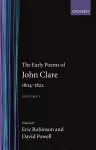 The Early Poems of John Clare 1804-1822: Volume I cover