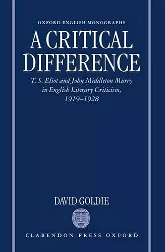 A Critical Difference cover