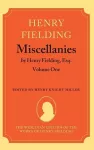 Miscellanies by Henry Fielding, Esq: Volume One cover