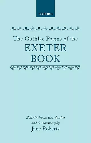 The Guthlac Poems of the Exeter Book cover