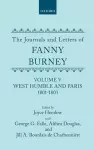 The Journals and Letters of Fanny Burney (Madame d'Arblay): Volume V: West Humble and Paris, 1801-1803 cover