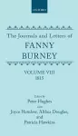 The Journals and Letters of Fanny Burney (Madame d'Arblay): Volume VIII: 1815 cover