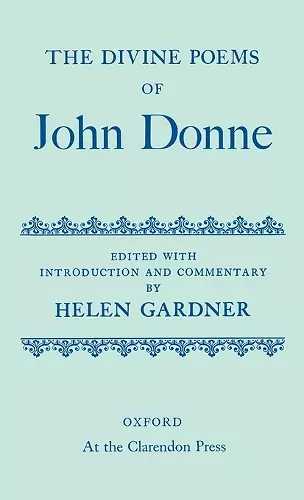 The Divine Poems of John Donne cover