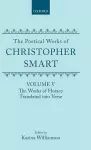 The Poetical Works of Christopher Smart: Volume V. The Works of Horace, Translated Into Verse cover